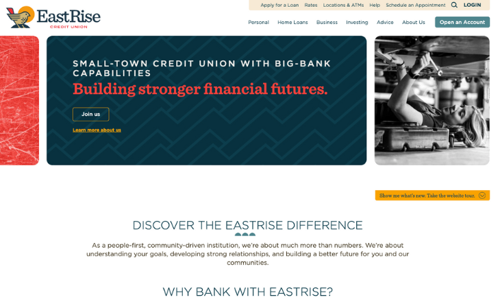 EastRise homepage